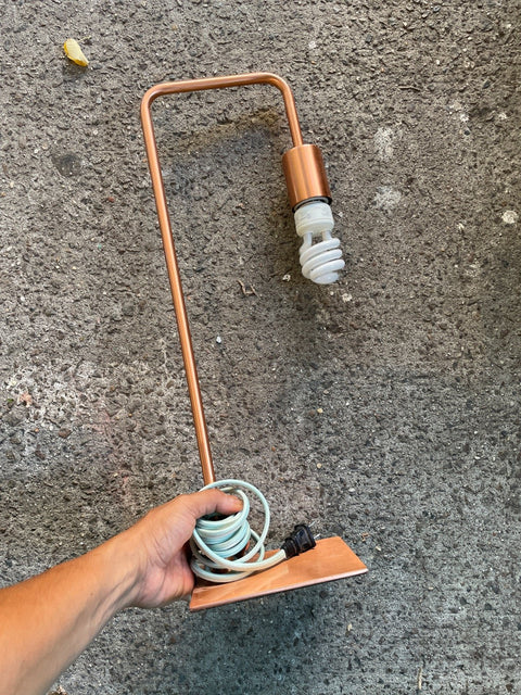 Copper Pipe Table Lamp