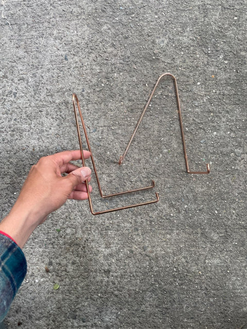 Copper Plate Display Stand