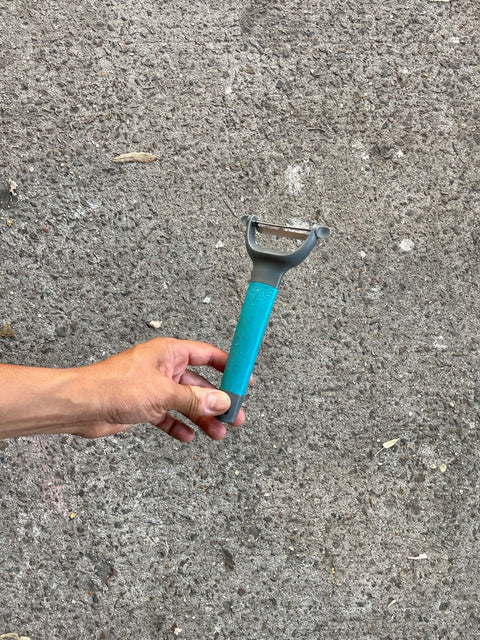Core Peeler With Turquoise Handle