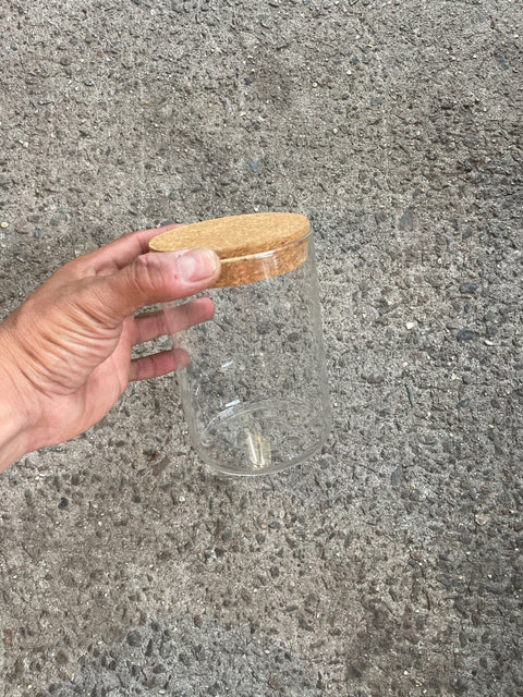 Sexy Cork Lid Glass Jar