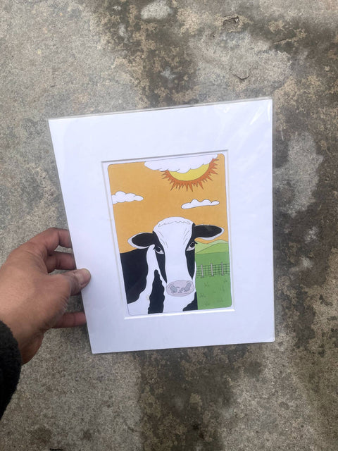 Cow Art Print
