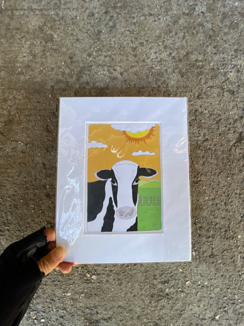 Cow Art Print