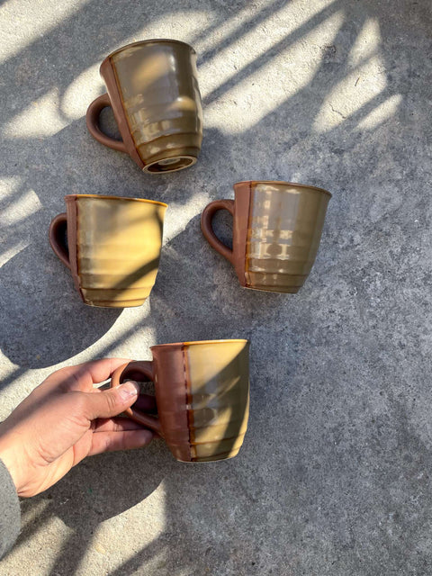 Cozy Ceramic Mugs Set (5 mugs in total)