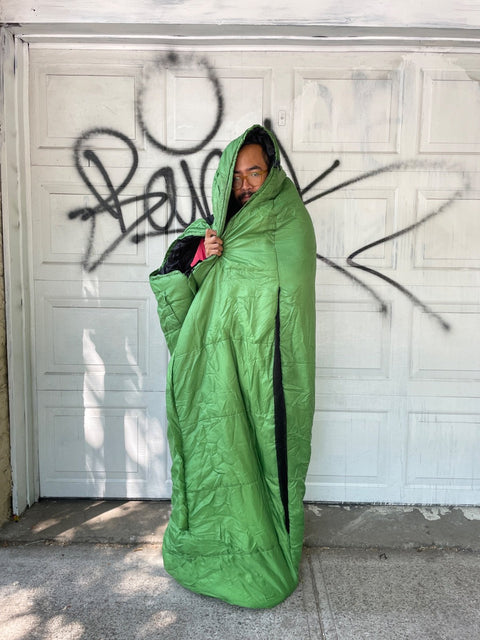 Cozy Green Sleeping Bag