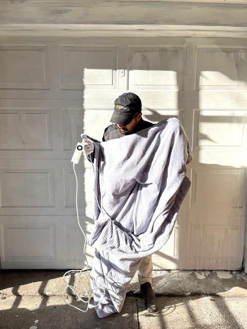 Cozy Heated Throw Blanket, 62x50"