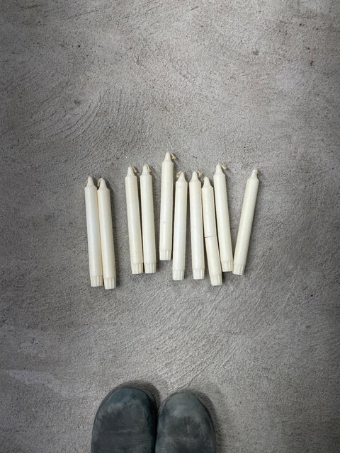 Cream Colored Taper Candles