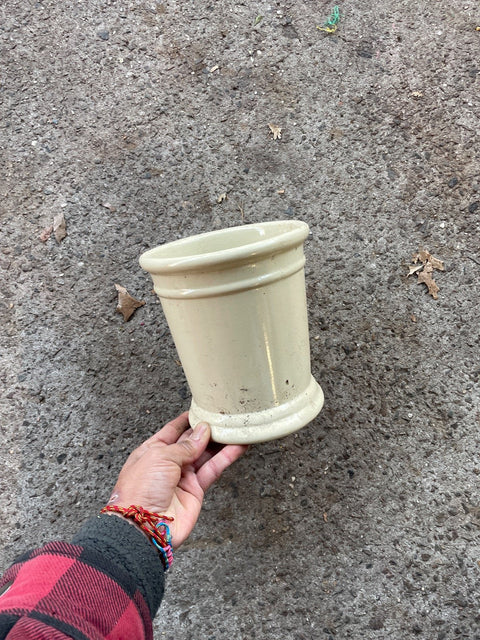 Creamy Ceramic Planter