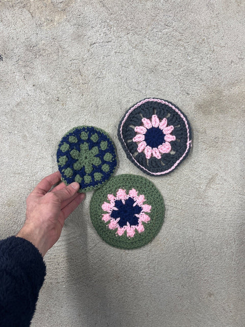 Crochet Flower Coasters