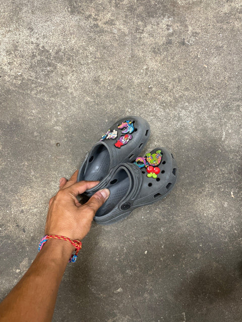 Crocs Clogs With Charms, Kids 9