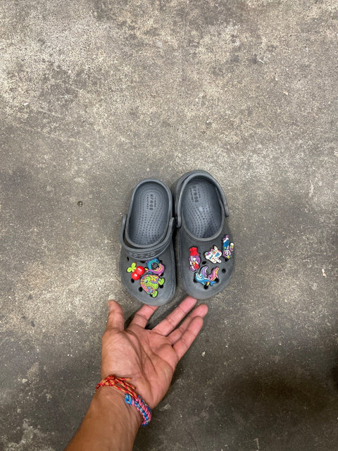 Crocs Clogs With Charms, Kids 9