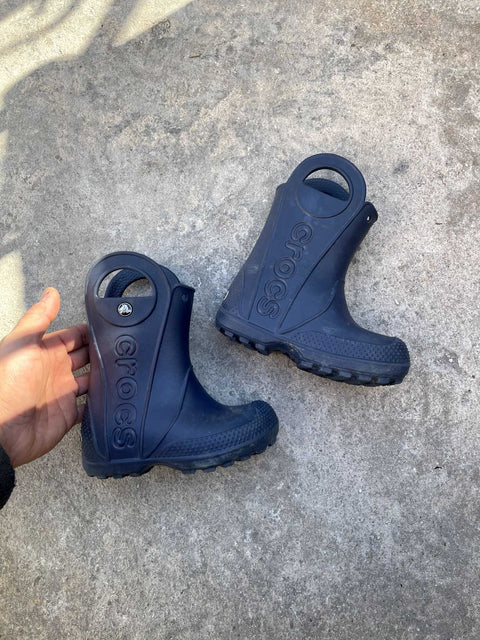 Crocs Kids Rain Boots, Sz Kids 8