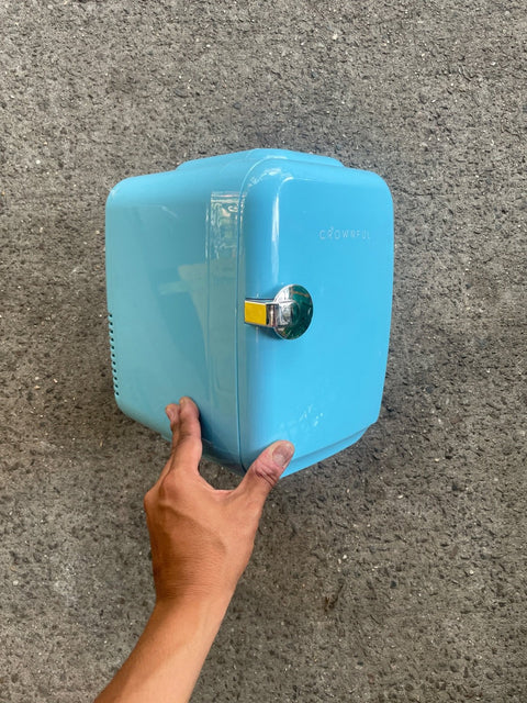 Crownful Mini Fridge, Azure Blue