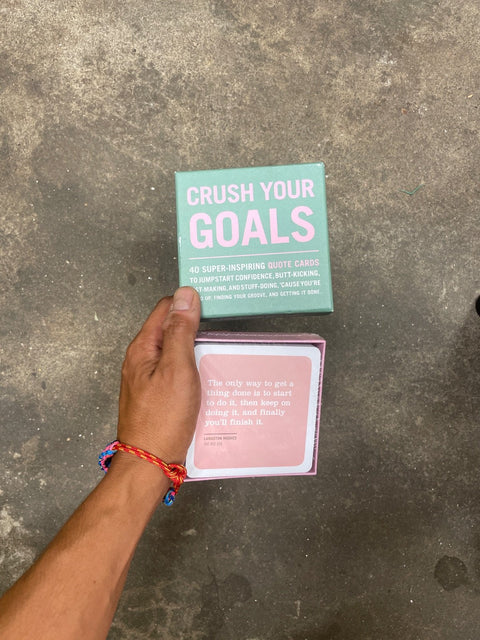 Crush Your Goals Quote Cards