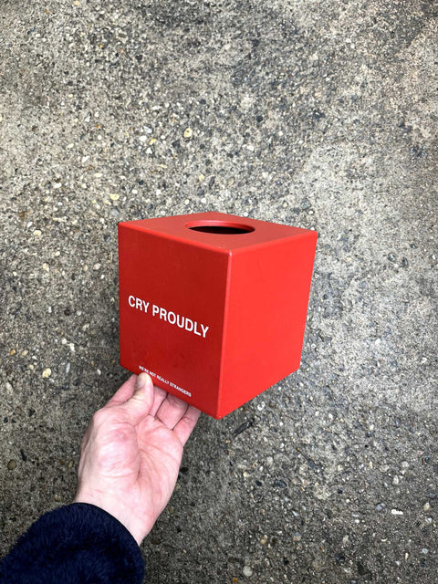 Cry Proudly Tissue Box