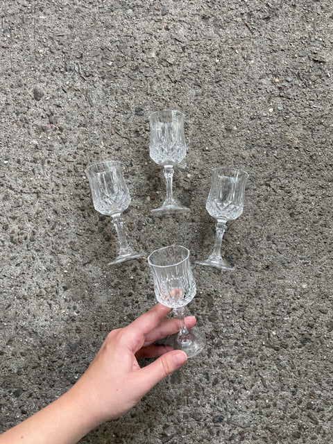 Crystal Cut Aperitif Glasses