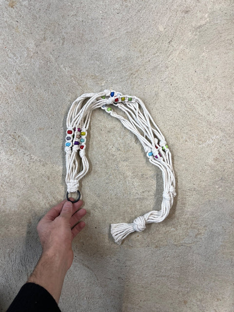 Cute Beaded Macrame Plant Hanger
