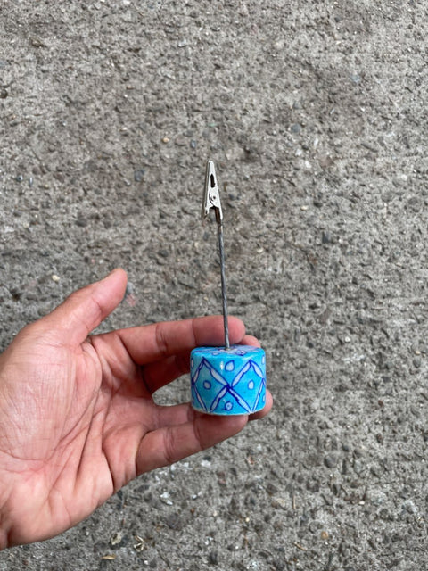 Cute Blue Photo Holder