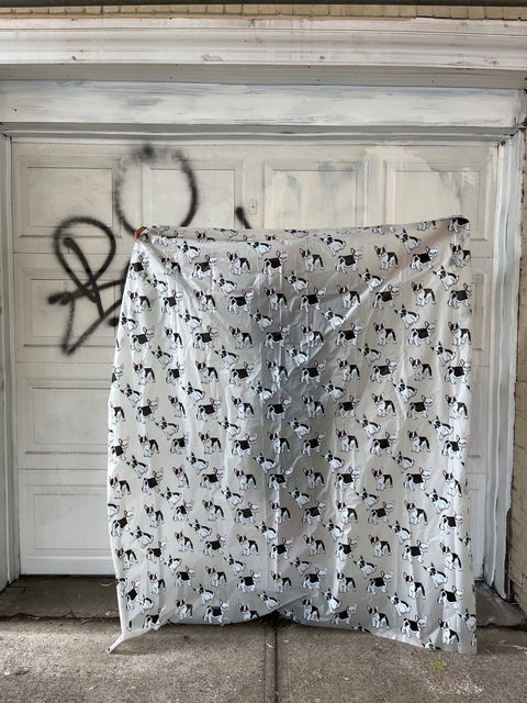 Cute Dog Pattern Shower Curtain