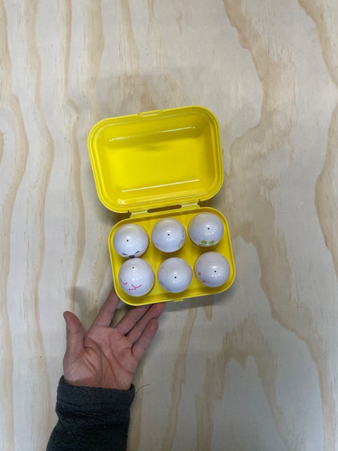 Cute Egg Box With Faces