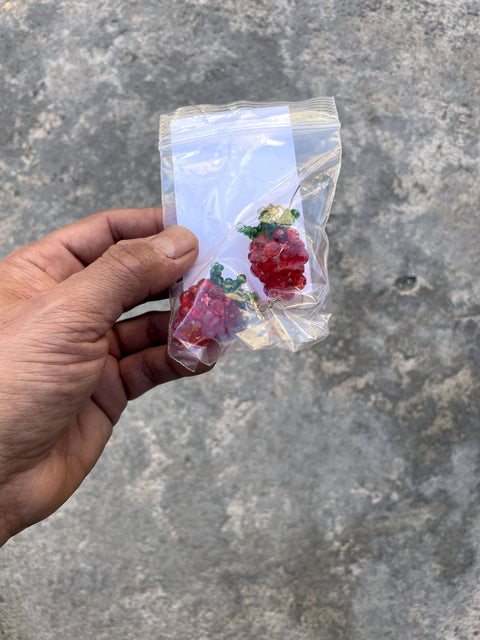 Cute Grape Earrings by Mono Manalang