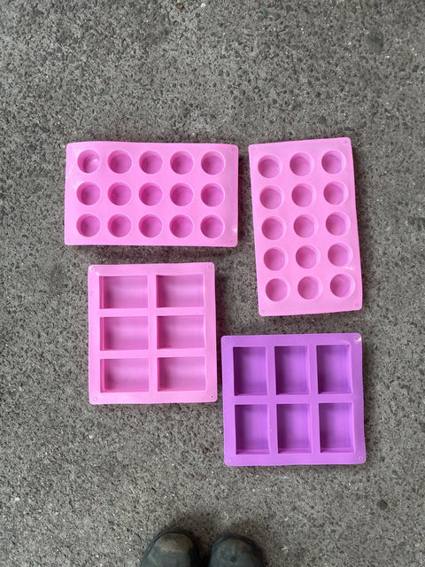 Cute Pink Soap Molds