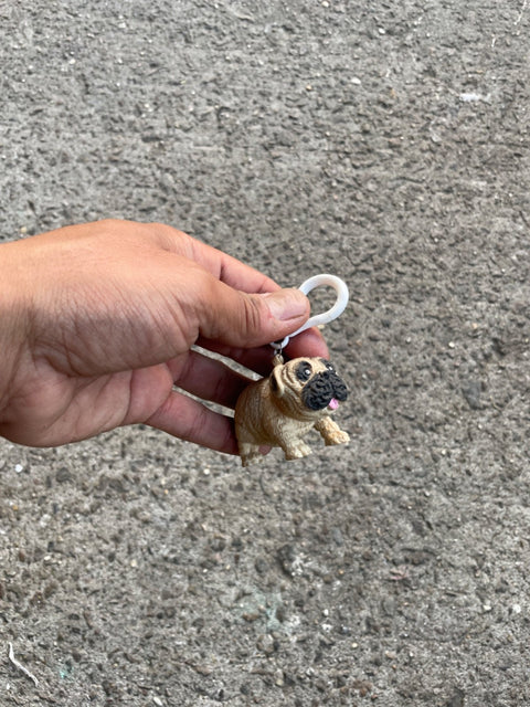 Cute Pug Keychain