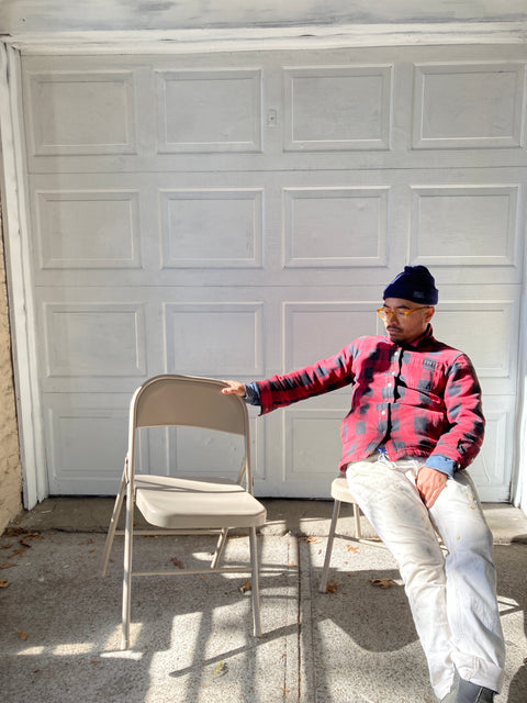 Two Like New Metal Foldable Indoor / Outdoor Chairs