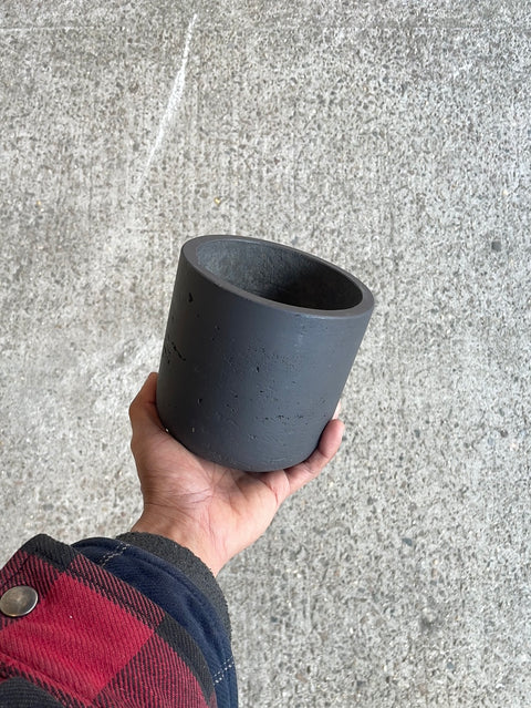 Modern Charcoal Vase
