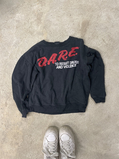 D.A.R.E. Crewneck Sweatshirt, Size S