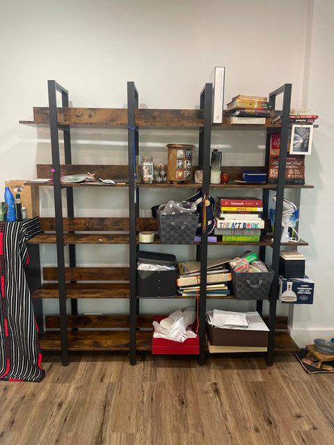 Tribesigns 5 Tiers Shelf, 71x71x20”