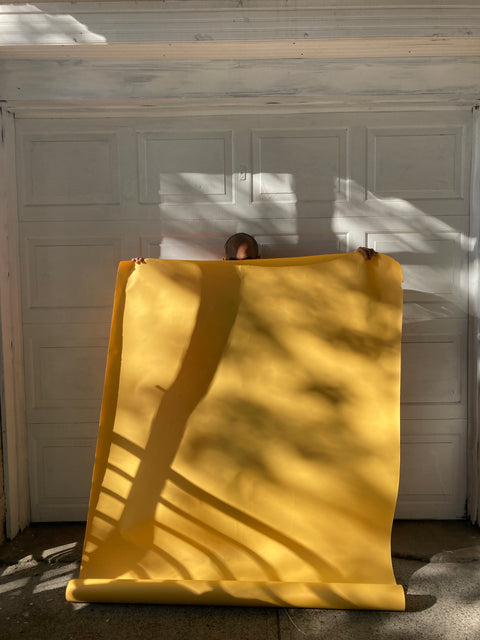 Mad Biiiig Roll Of Yellow Paper