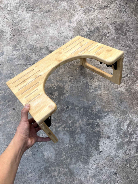 DadyMart Bamboo Toilet Stool