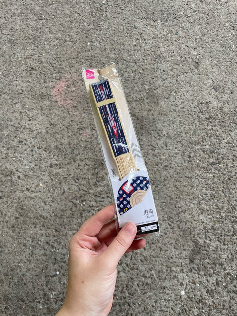 Daiso Sushi Folding Fan