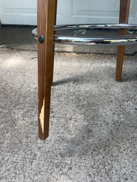 Danish-esque Modern Wooden Bar Stool