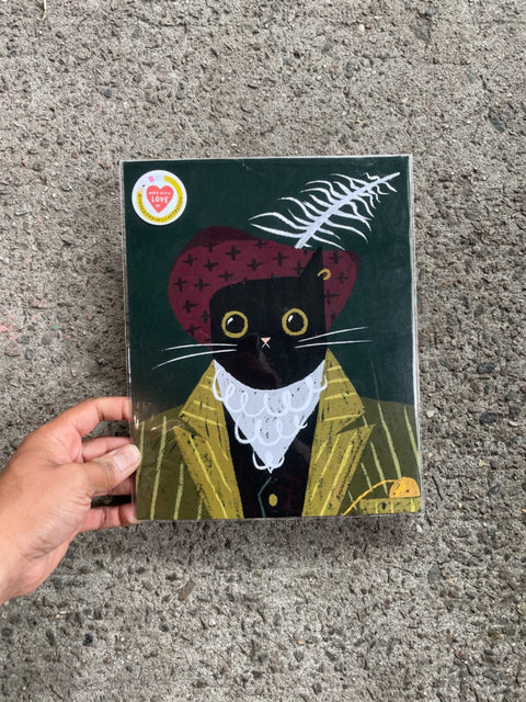 Dapper Cat Art Print by Meredith Ann