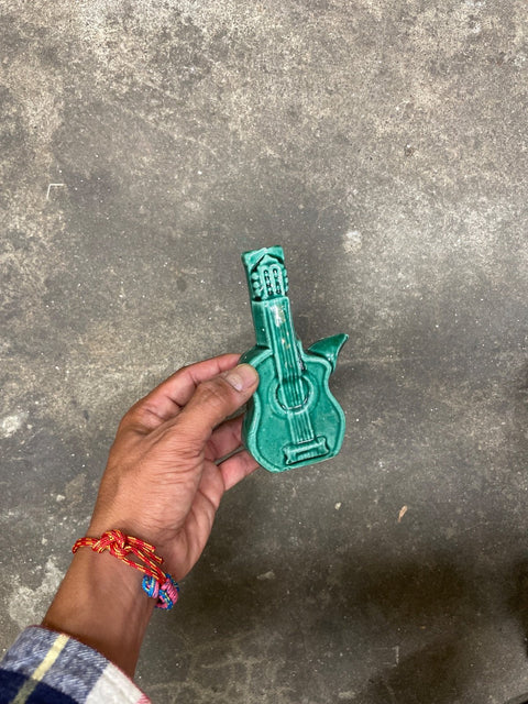Decorative Ceramic Guitar Vase