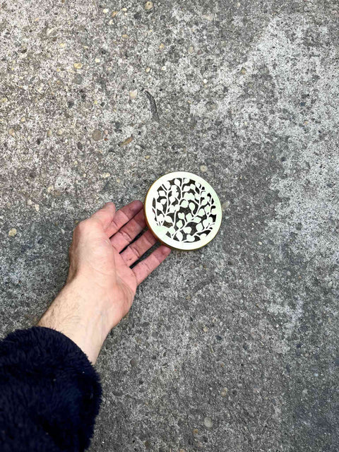 Decorative Coaster Leaf Design