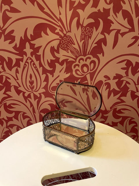 Decorative Glass Jewelry Box