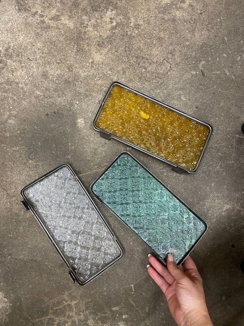 Decorative Glass Panels (Can Stand On Side or Screw into Wall)