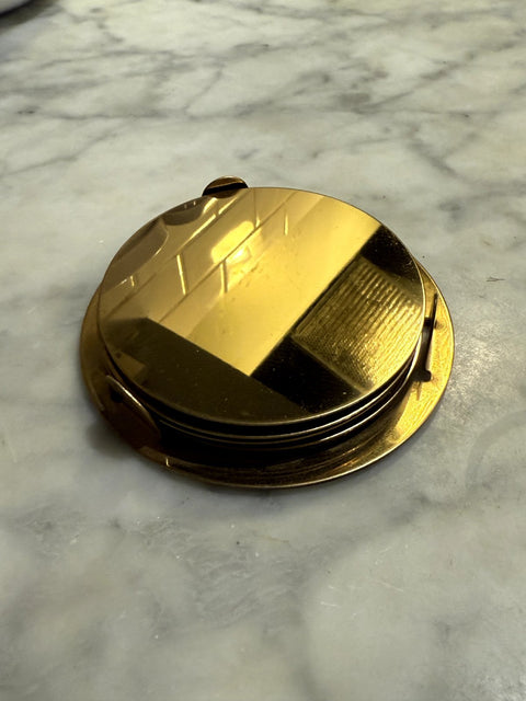 Decorative Gold Coaster Set