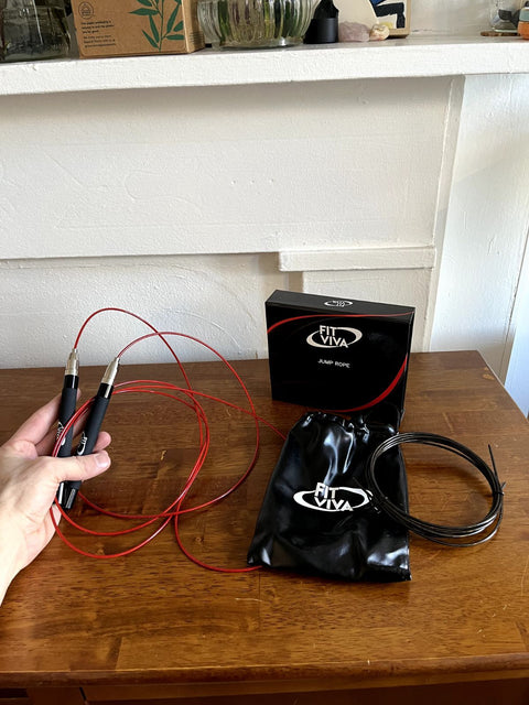 Deluxe Fit Viva High-speed Jump Rope, Adjustable