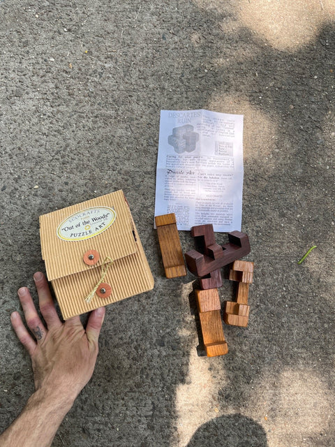 Descartes Ruin Wood Puzzle Art