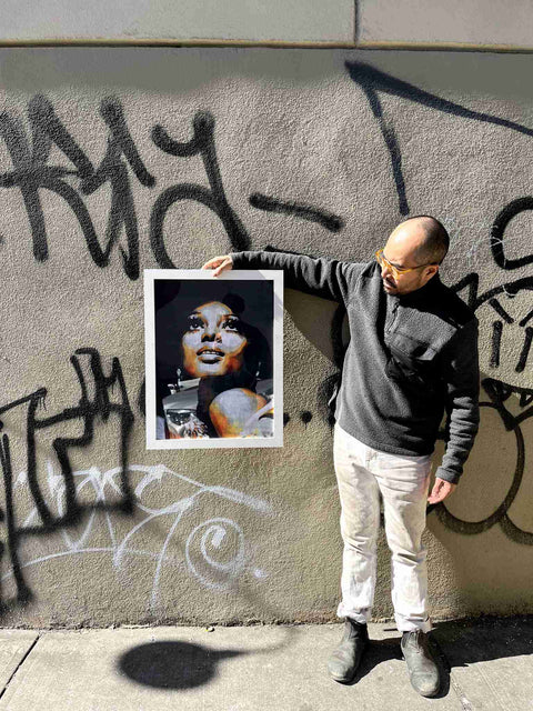 Diana Ross Framed Poster, 18x22"