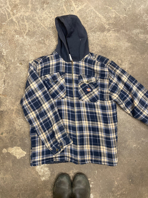 Dickies Plaid Hooded Jacket, XL But More Like A M/L Really
