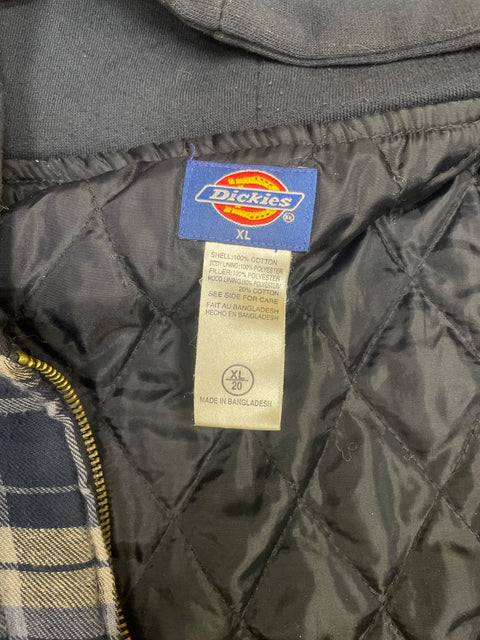 Dickies Plaid Hooded Jacket, XL But More Like A M/L Really