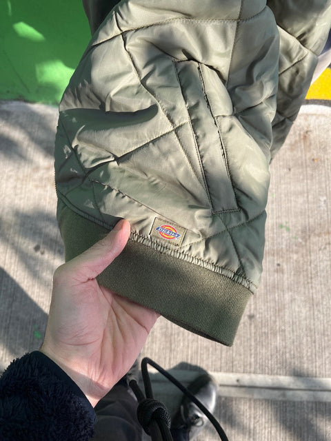 Dickies Quilted Bomber Jacket, Size Women L