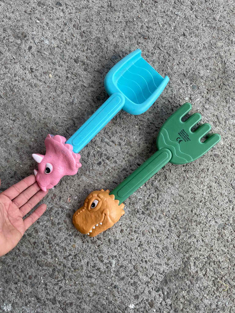 Dino-Themed Sand Tools Set