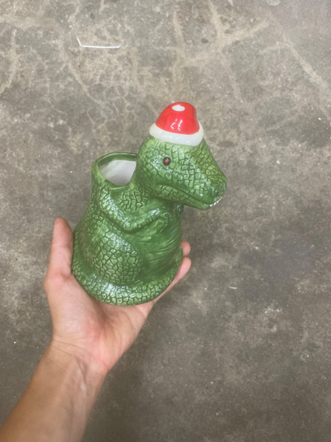 Dino Mug with straw hole