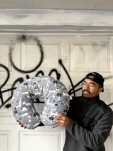 Dino Print Boppy Nursing Pillow