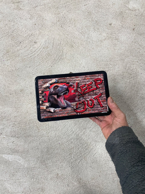 Dinosaur "Keep Out" Lunchbox